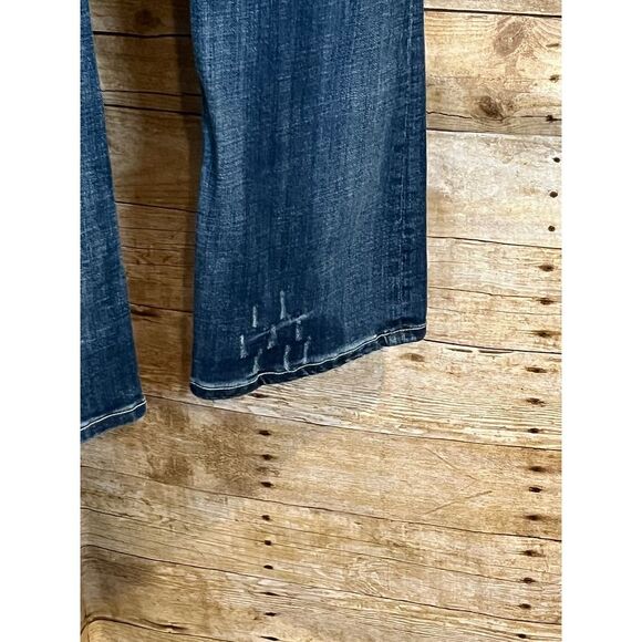 ROCK AND ROLL COWGIRL LOW RISE DISTRESSED BOOTCUT WESTERN BLING RODEO JEANS - Picture 13 of 14